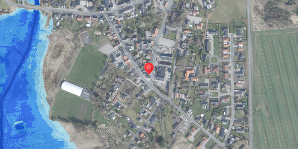 Oversvømmelsesrisiko fra vandløb på Algade 12, 9240 Nibe
