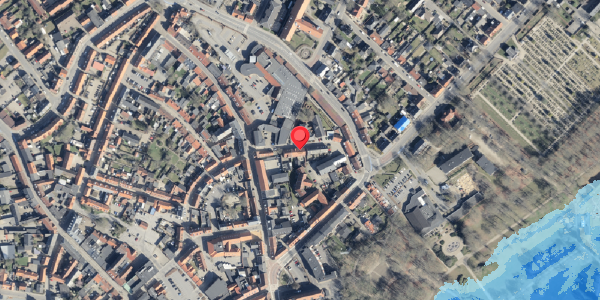 Oversvømmelsesrisiko fra vandløb på Lundgade 8, 6800 Varde