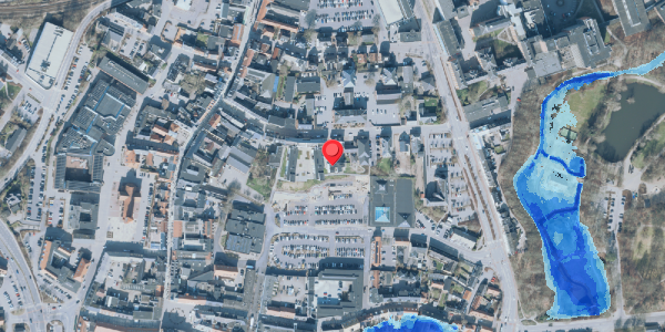 Oversvømmelsesrisiko fra vandløb på Danmarksgade 14A, 7500 Holstebro