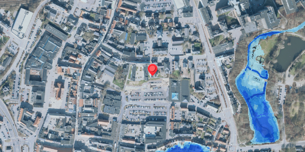 Oversvømmelsesrisiko fra vandløb på Danmarksgade 14C, 7500 Holstebro