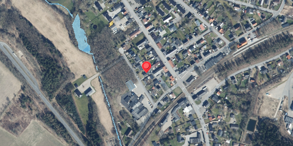 Oversvømmelsesrisiko fra vandløb på Ågade 8, . , 7442 Engesvang