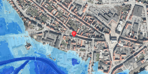 Oversvømmelsesrisiko fra vandløb på Storegade 21A, 8500 Grenaa