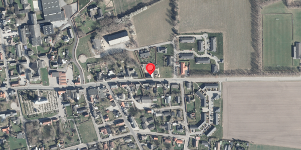 Oversvømmelsesrisiko fra vandløb på Langgade 61B, . , 8961 Allingåbro