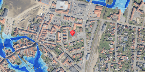 Oversvømmelsesrisiko fra vandløb på Tvedgade 21, 6760 Ribe