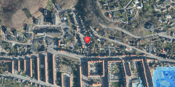 Oversvømmelsesrisiko fra vandløb på Dalgade 6, 7100 Vejle