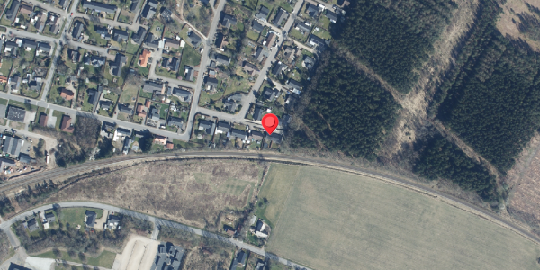 Oversvømmelsesrisiko fra vandløb på Ellevej 8A, 7442 Engesvang