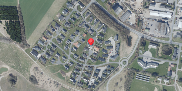 Oversvømmelsesrisiko fra vandløb på Harevænget 10, 8450 Hammel