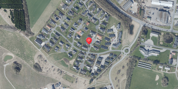 Oversvømmelsesrisiko fra vandløb på Harevænget 14, 8450 Hammel