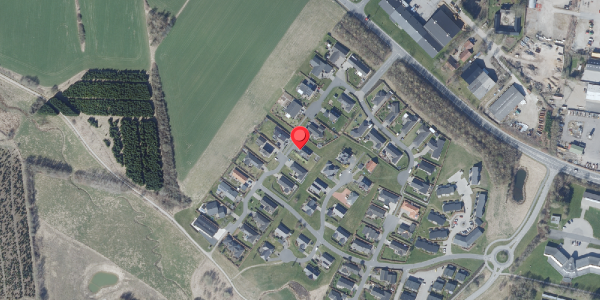 Oversvømmelsesrisiko fra vandløb på Harevænget 40, . , 8450 Hammel
