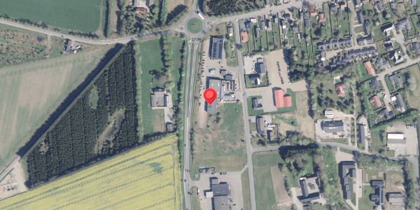 Oversvømmelsesrisiko fra vandløb på Parallelvej 2E, 8620 Kjellerup