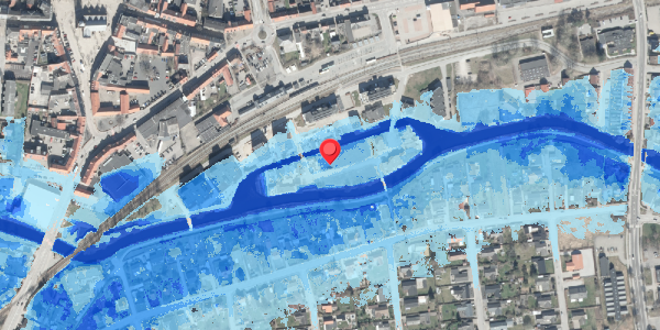 Oversvømmelsesrisiko fra vandløb på Åholmen 12, . , 8500 Grenaa