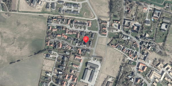 Oversvømmelsesrisiko fra vandløb på Energivej 84, 8420 Knebel