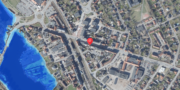 Oversvømmelsesrisiko fra vandløb på Skanderborgvej 16, 8680 Ry