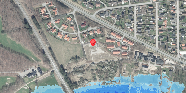 Oversvømmelsesrisiko fra vandløb på Udsigten 7G, 8500 Grenaa