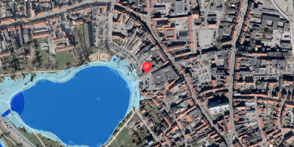 Oversvømmelsesrisiko fra vandløb på Bispebroen 2F, . , 6100 Haderslev