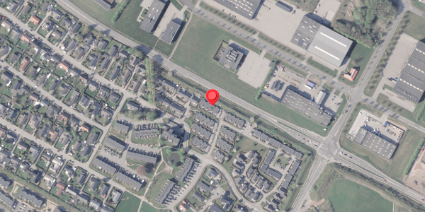 Oversvømmelsesrisiko fra vandløb på Elgårdsminde 42, 8382 Hinnerup