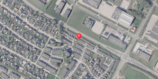 Oversvømmelsesrisiko fra vandløb på Elgårdsminde 46, 8382 Hinnerup