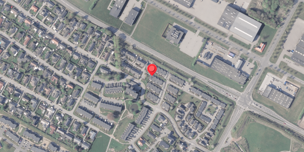 Oversvømmelsesrisiko fra vandløb på Elgårdsminde 54, 8382 Hinnerup