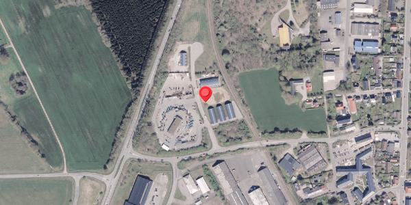 Oversvømmelsesrisiko fra vandløb på Holmskovvej 56A, 8340 Malling