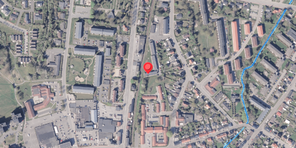Oversvømmelsesrisiko fra vandløb på Kildetoften 46, 8300 Odder