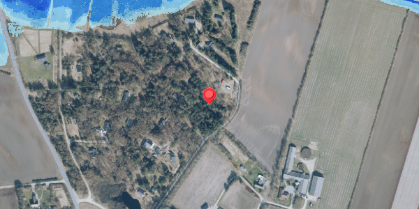 Oversvømmelsesrisiko fra vandløb på Alrum 22, 6980 Tim