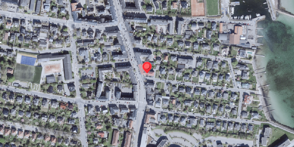 Oversvømmelsesrisiko fra vandløb på Marievej 1, 2900 Hellerup