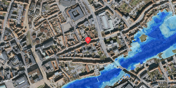 Oversvømmelsesrisiko fra vandløb på Overgade 47, . , 5000 Odense C