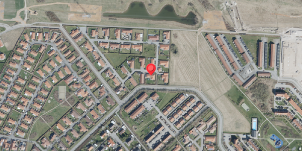 Oversvømmelsesrisiko fra vandløb på Munkedalen 12, 4100 Ringsted