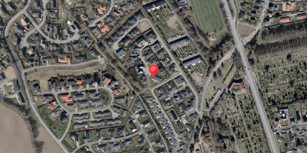Oversvømmelsesrisiko fra vandløb på Vidarsvej 9, . , 6100 Haderslev