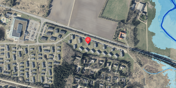 Oversvømmelsesrisiko fra vandløb på Lønne Feriepark 71D, 6830 Nørre Nebel