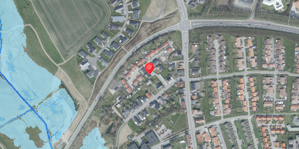 Oversvømmelsesrisiko fra vandløb på Engdraget 1, . , 7700 Thisted