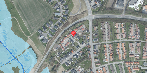 Oversvømmelsesrisiko fra vandløb på Engdraget 4, 7700 Thisted