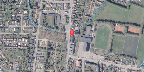 Oversvømmelsesrisiko fra vandløb på Rådhusgade 56, 8300 Odder