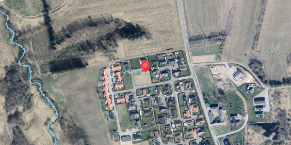 Oversvømmelsesrisiko fra vandløb på Hanetoften 18, 9900 Frederikshavn