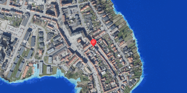 Oversvømmelsesrisiko fra vandløb på Borgergade 2, 8660 Skanderborg
