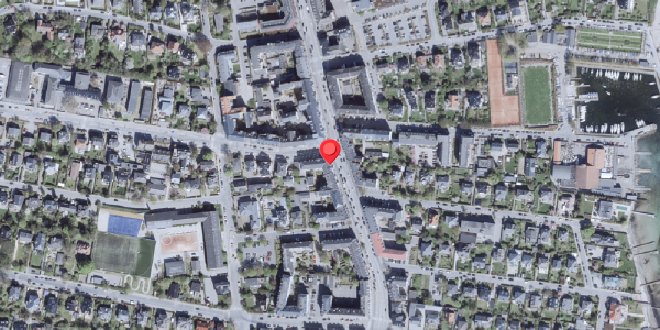 Oversvømmelsesrisiko fra vandløb på Strandvejen 157, 2900 Hellerup