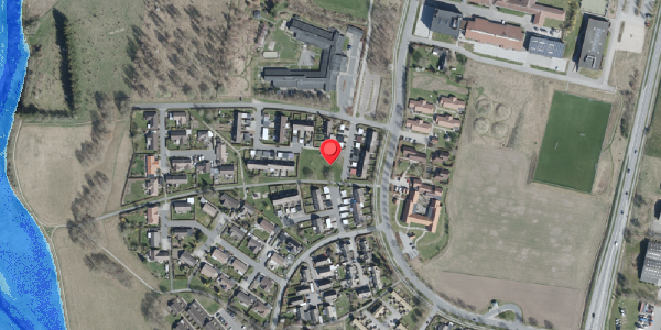 Oversvømmelsesrisiko fra vandløb på Eriksvej 17, . , 4100 Ringsted