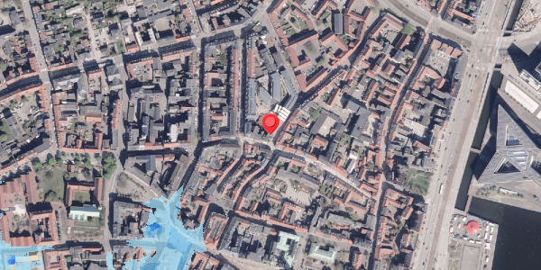 Oversvømmelsesrisiko fra vandløb på Studsgade 1, 8000 Aarhus C