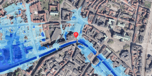 Oversvømmelsesrisiko fra vandløb på Immervad 6, . , 8000 Aarhus C