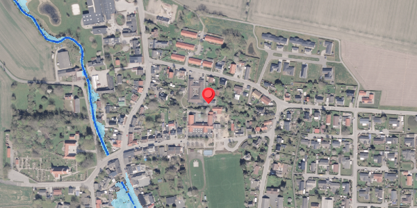 Oversvømmelsesrisiko fra vandløb på Otto Møllersgade 6G, 8300 Odder