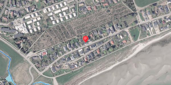 Oversvømmelsesrisiko fra vandløb på Strandvangsvej 21, 8250 Egå