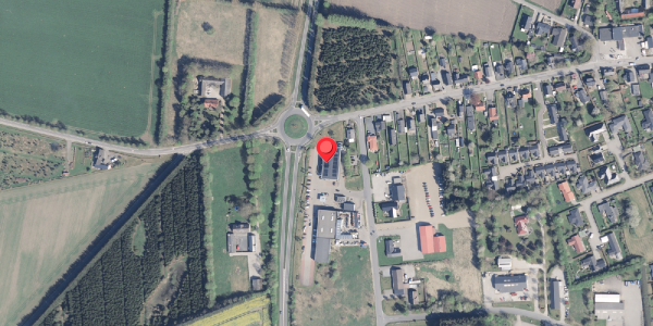 Oversvømmelsesrisiko fra vandløb på Parallelvej 2A, 8620 Kjellerup