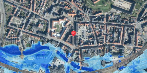 Oversvømmelsesrisiko fra vandløb på Bredgade 6, 6000 Kolding