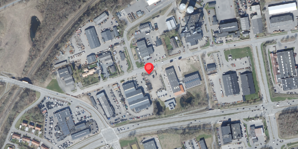 Oversvømmelsesrisiko fra vandløb på Danmarksvej 18A, 8660 Skanderborg