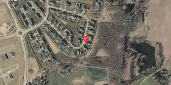 Oversvømmelsesrisiko fra vandløb på Solbakken 21, 5560 Aarup