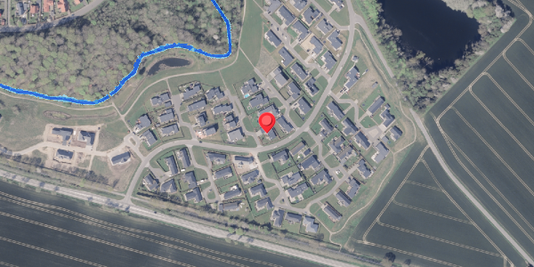 Oversvømmelsesrisiko fra vandløb på Præstelunden 63, . , 8300 Odder