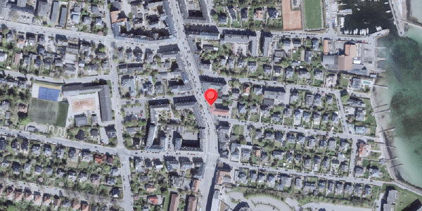 Oversvømmelsesrisiko fra vandløb på Strandvejen 82, 2900 Hellerup