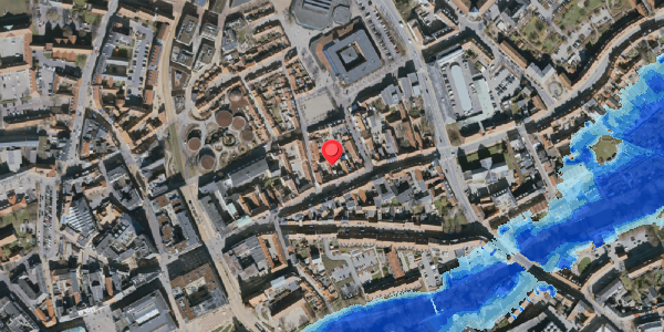 Oversvømmelsesrisiko fra vandløb på Overgade 32C, . , 5000 Odense C