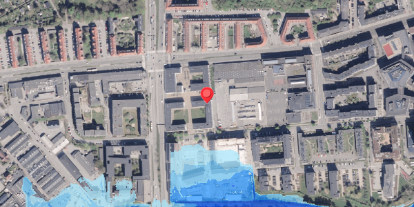 Oversvømmelsesrisiko fra vandløb på Daugbjergvej 22, 2. 7, 8000 Aarhus C