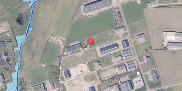 Oversvømmelsesrisiko fra vandløb på Jernaldervej 35, 8300 Odder